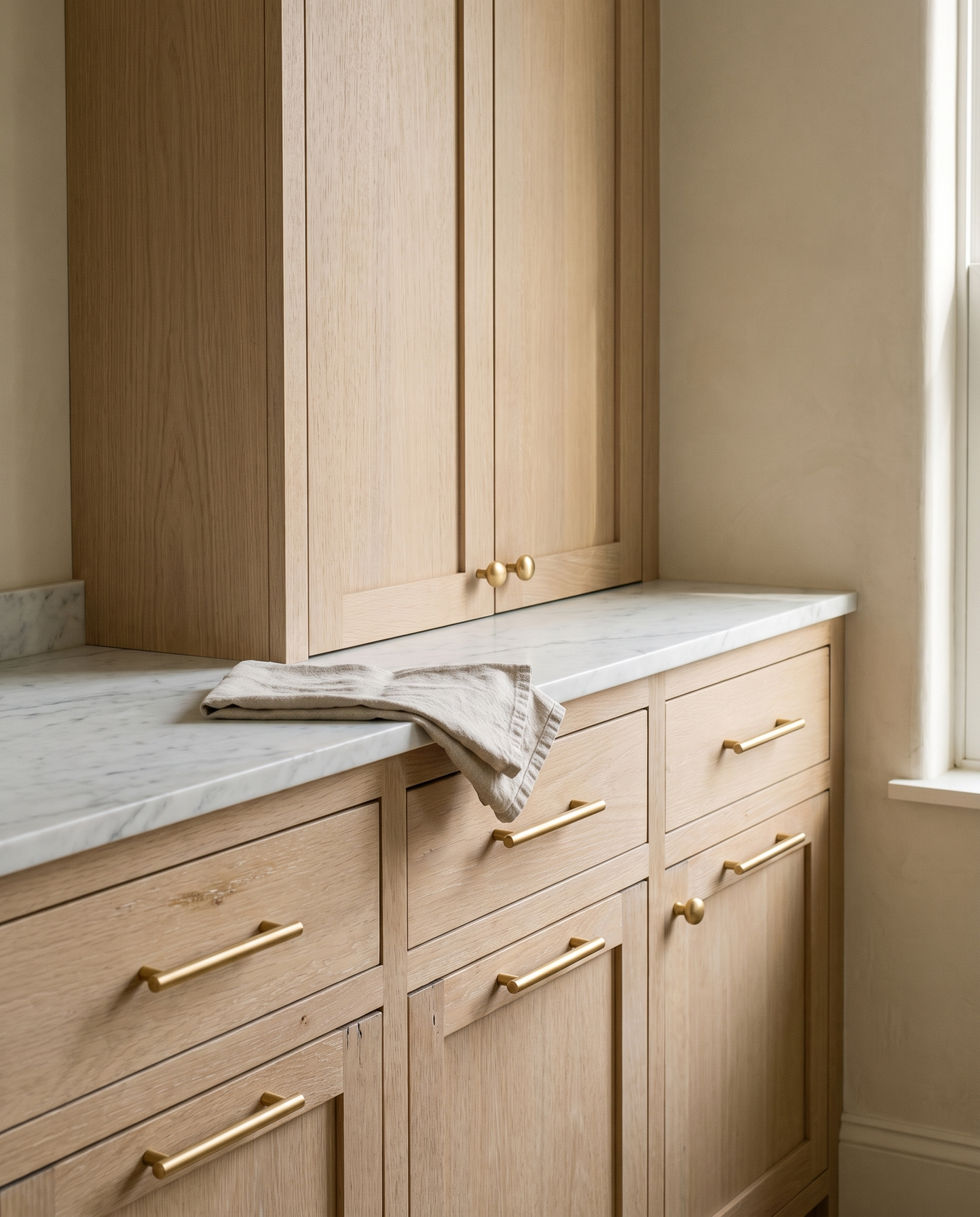 Vela Smooth Solid Brass Cabinet Family