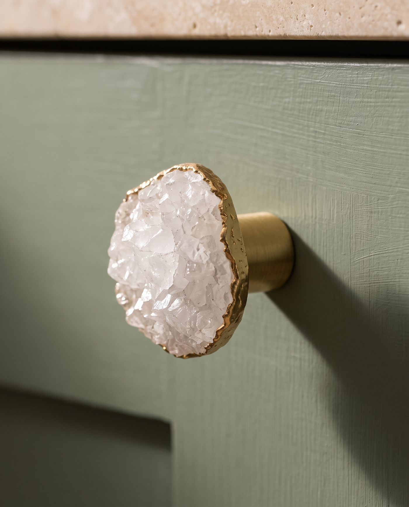 Natura Raw Gemstone Cabinet Knob