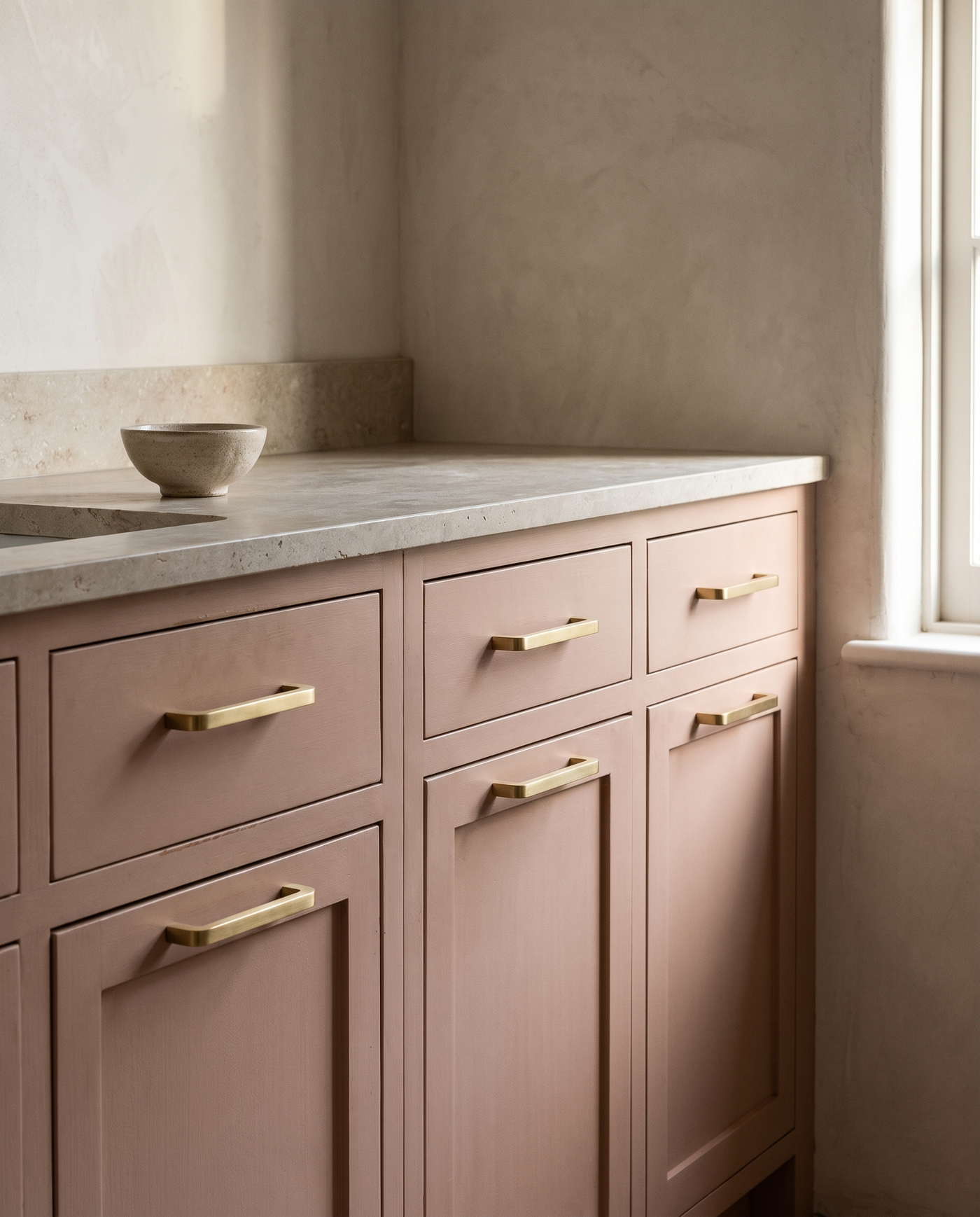 Piano Solid Brass Rounded Cabinet Pull