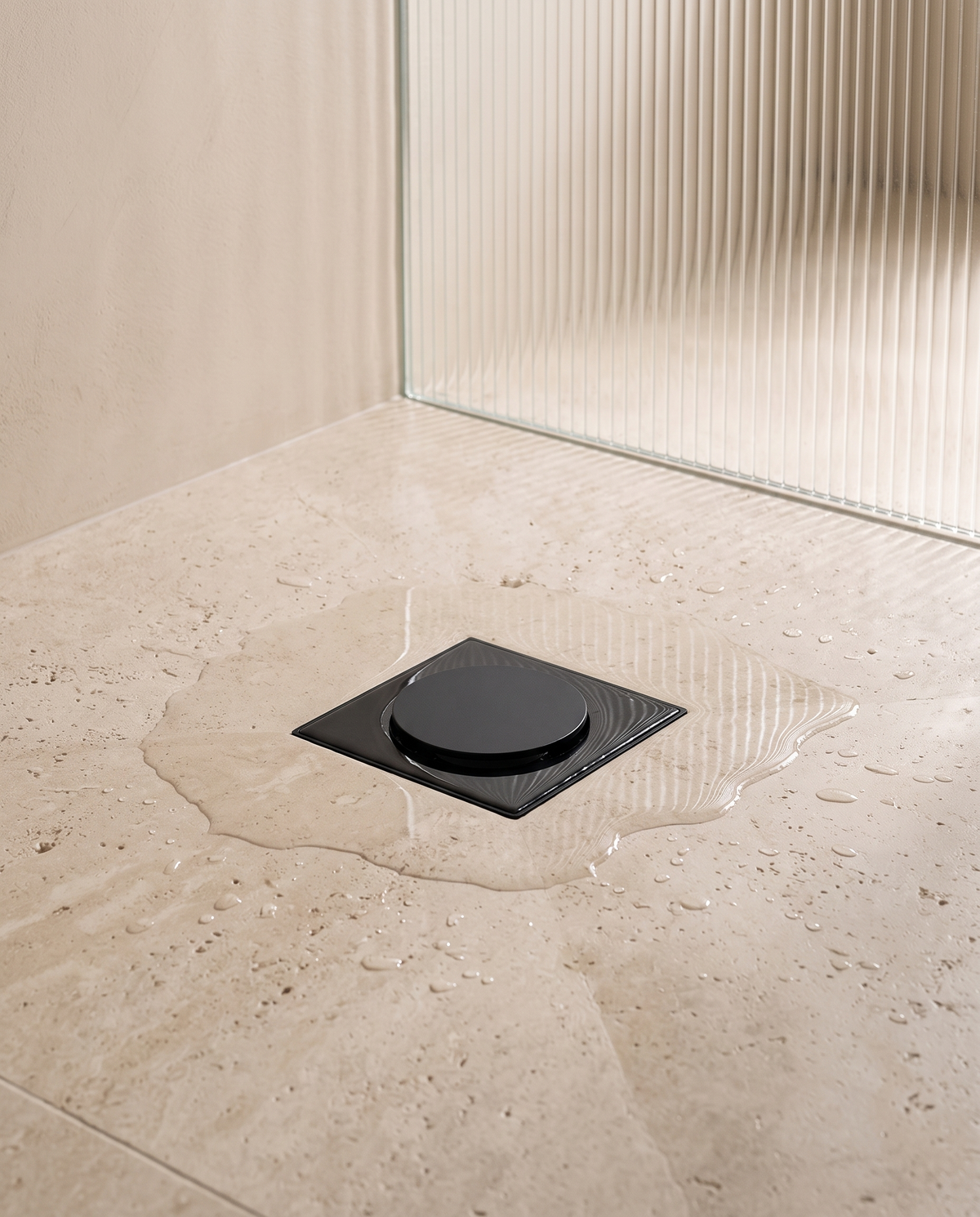 Scatto 100 mm Pop-Up Brass Floor Drain