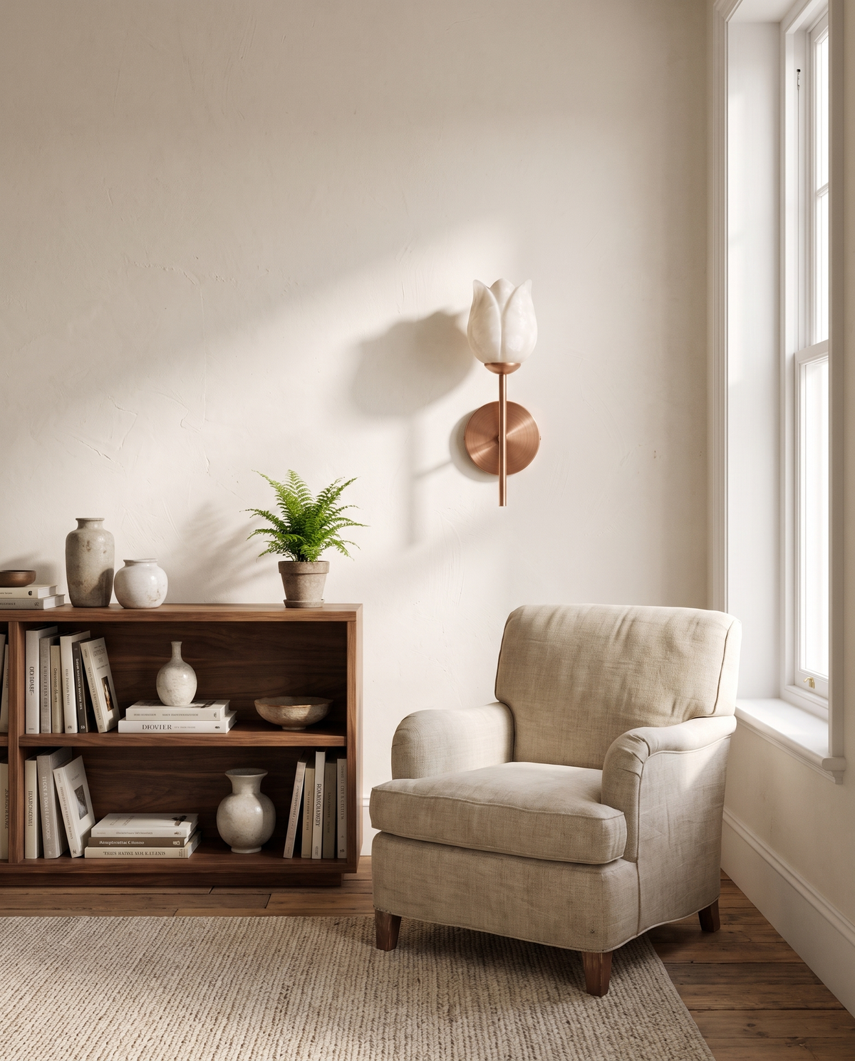 Calla Alabaster Wall Lamp