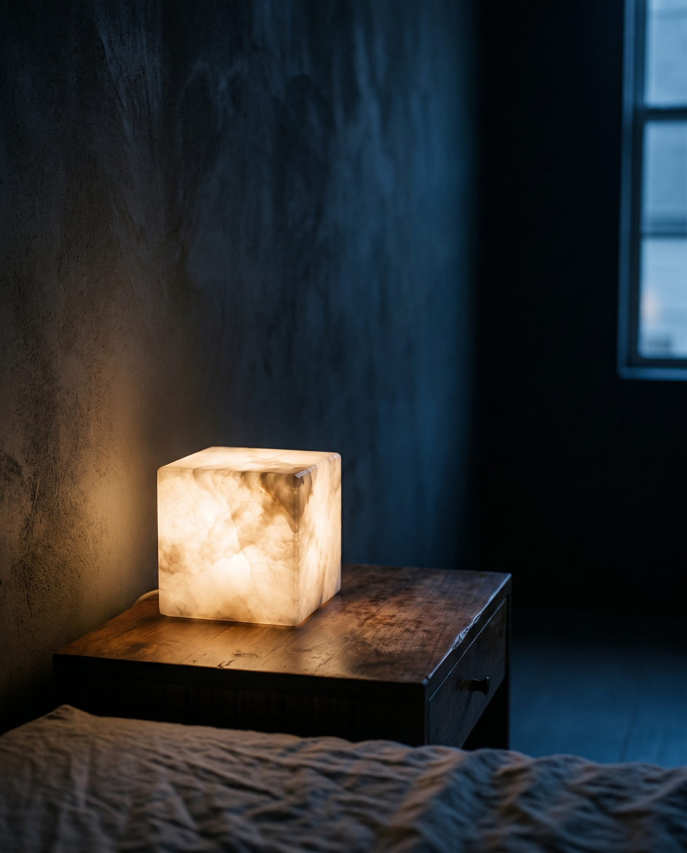 Cubo Alabaster Table Lamp