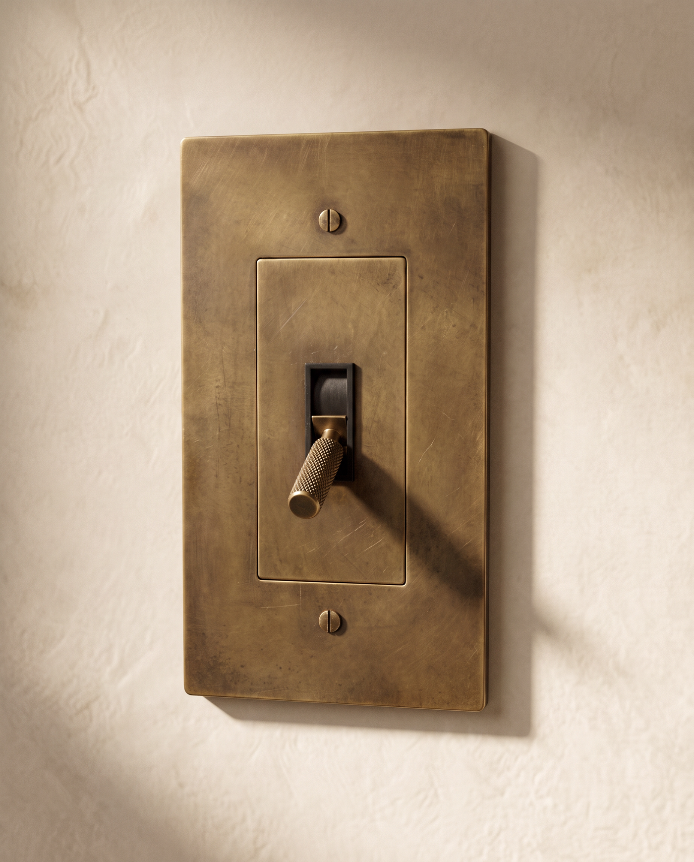 Brio Brass Toggle Switch