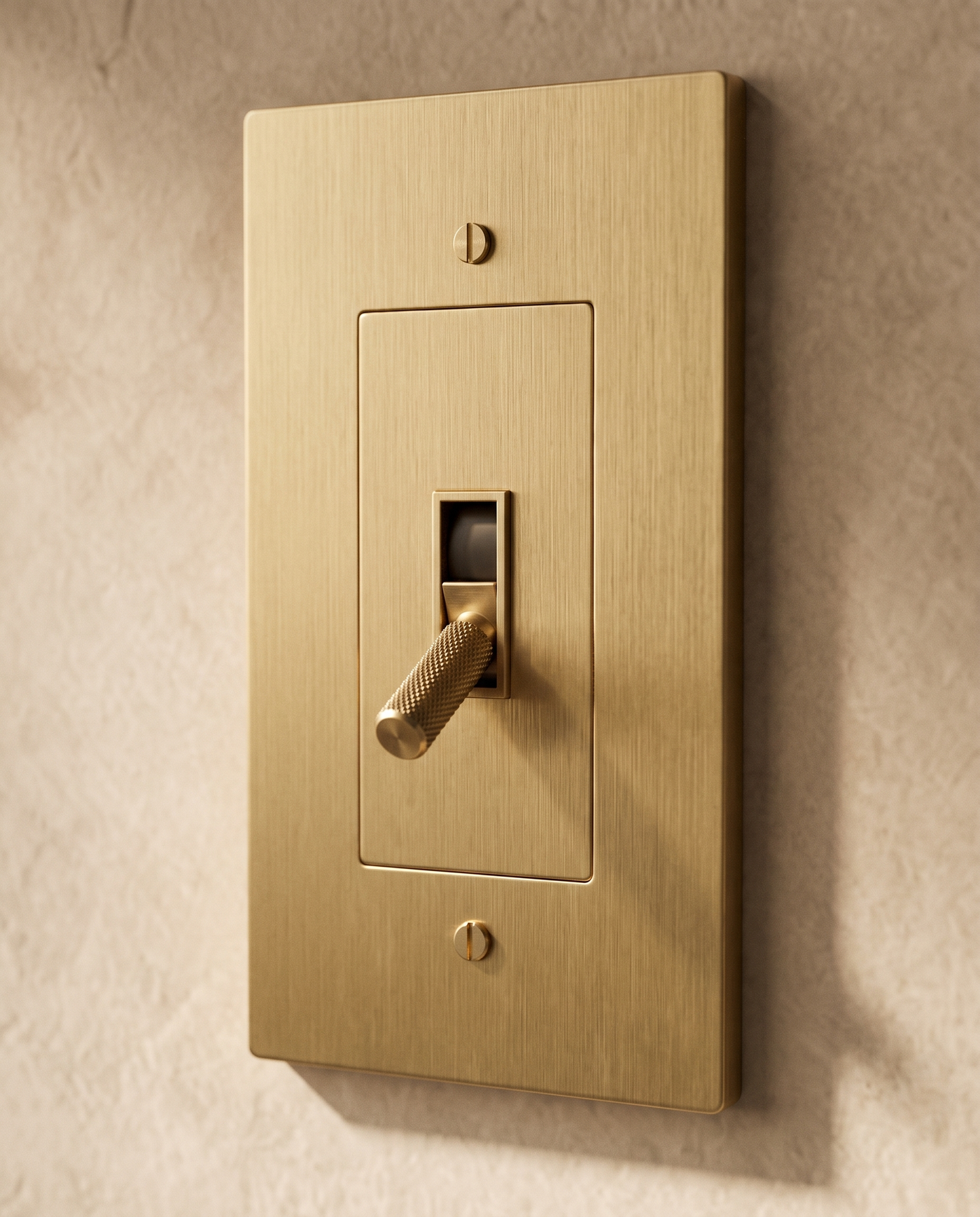 Brio Brass 4 Way Toggle Switch