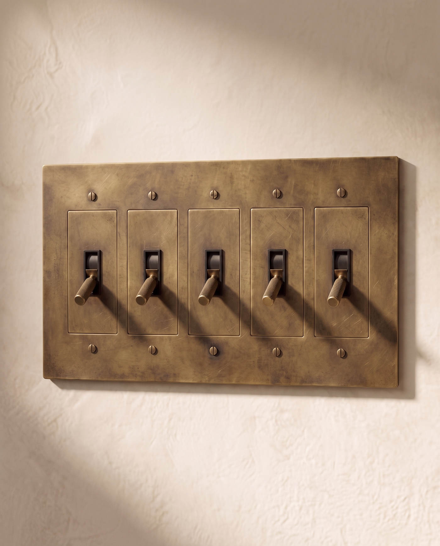 Brio Brass Toggle Switch
