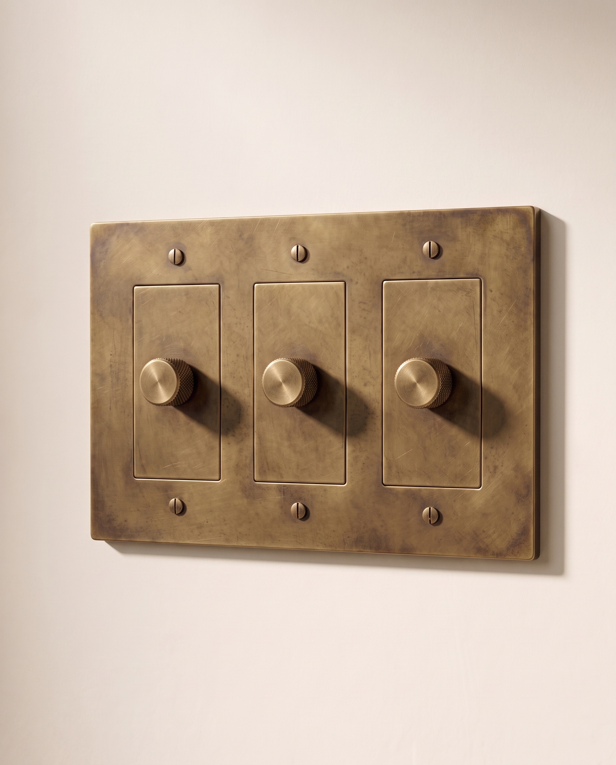 Brio Brass Rotary Dimmer