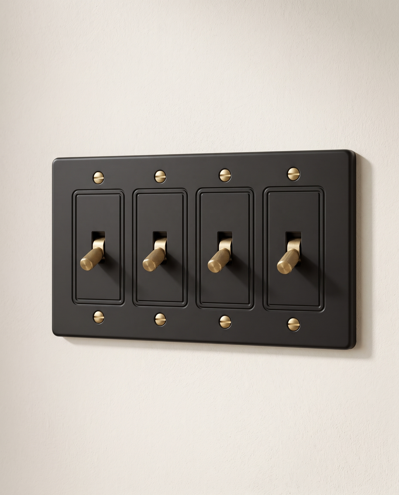 Brio Brass 4 Way Toggle Switch