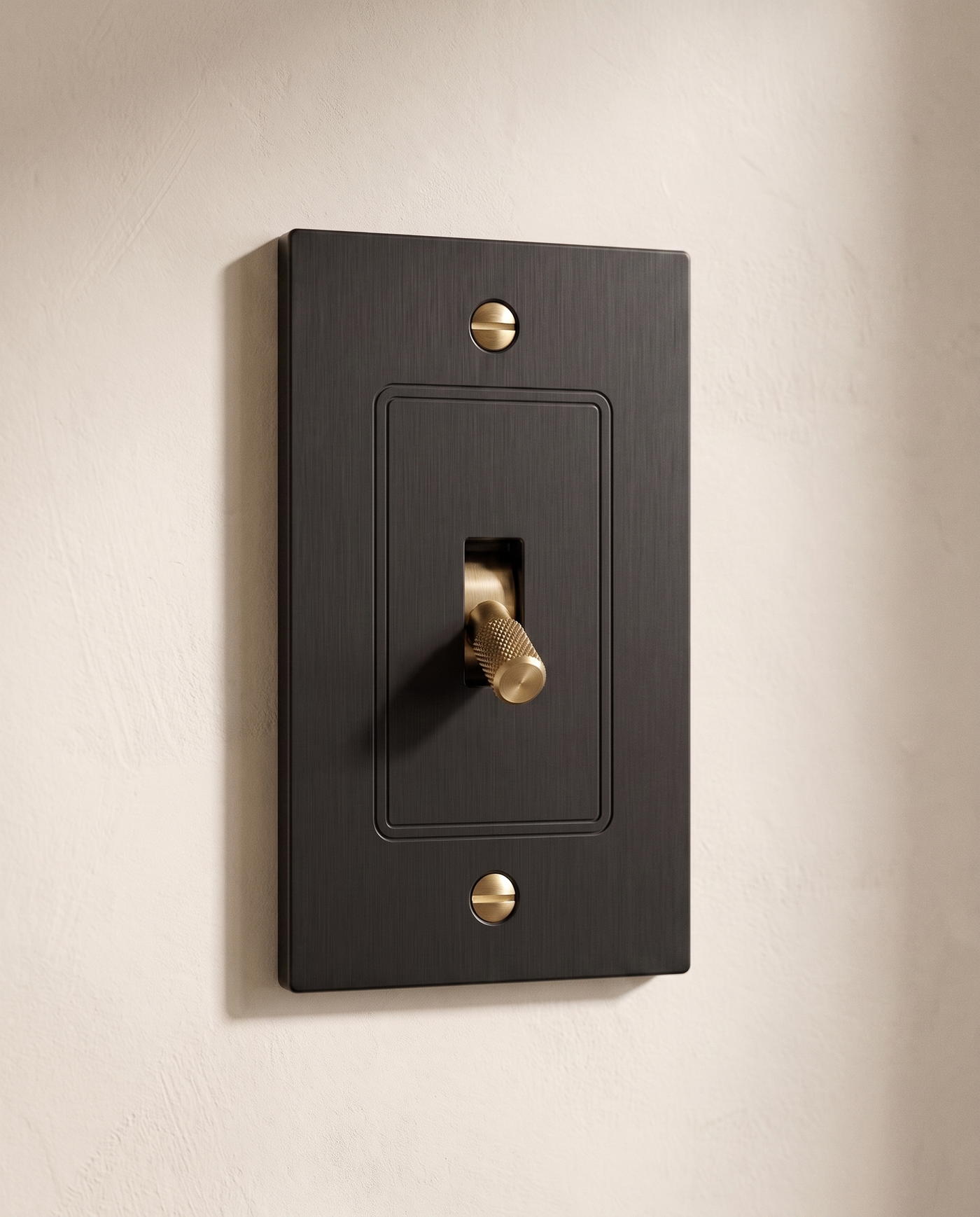 Brio Brass 4 Way Toggle Switch