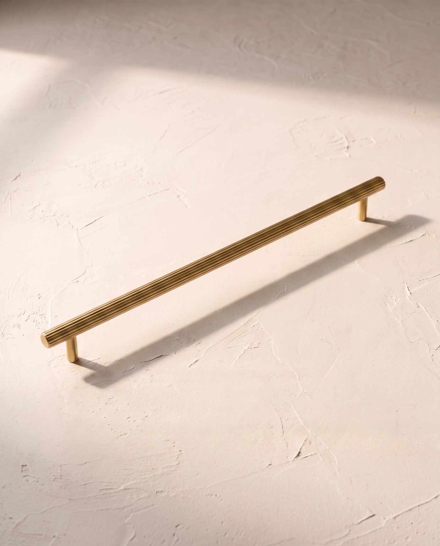 Novara Grooved Solid Brass Cabinet and Appliance Pull