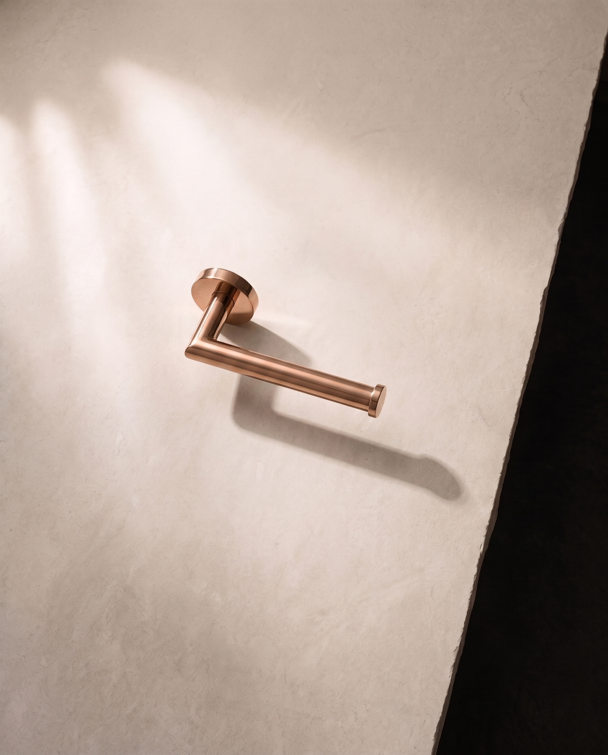 Rosata Rose-Gold Solid Brass Bathroom Family