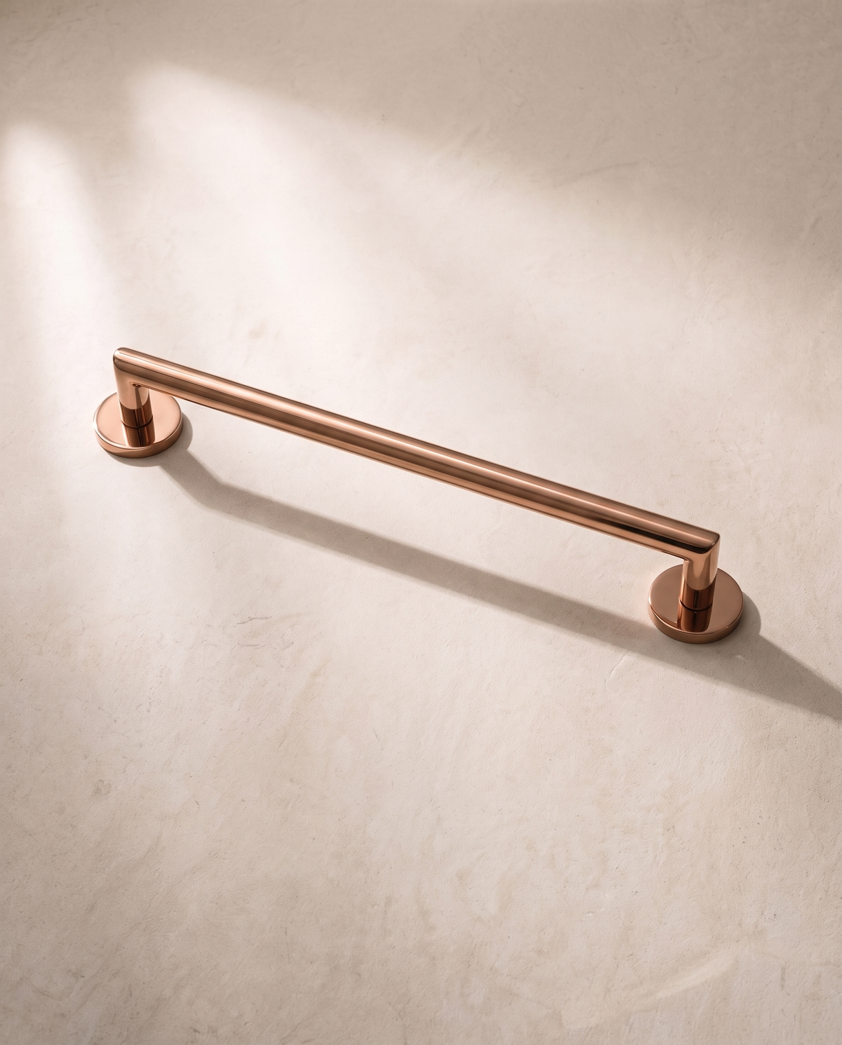 Rosata Rose-Gold Solid Brass Bathroom Family