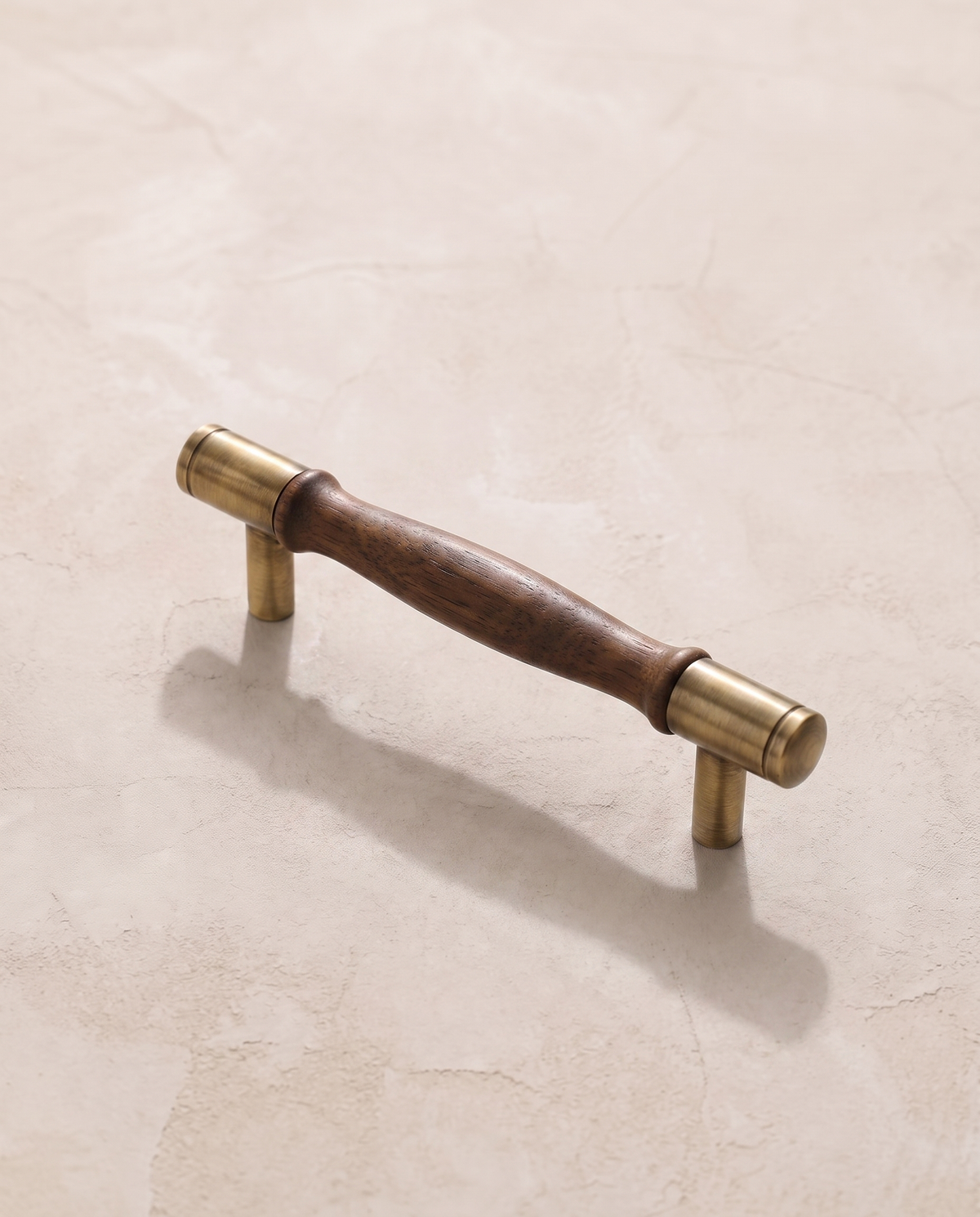 Tesa Walnut and Antique Brass Cabinet Family