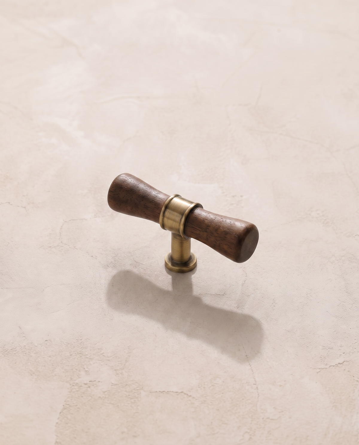 Tesa Walnut and Antique Brass Cabinet Family