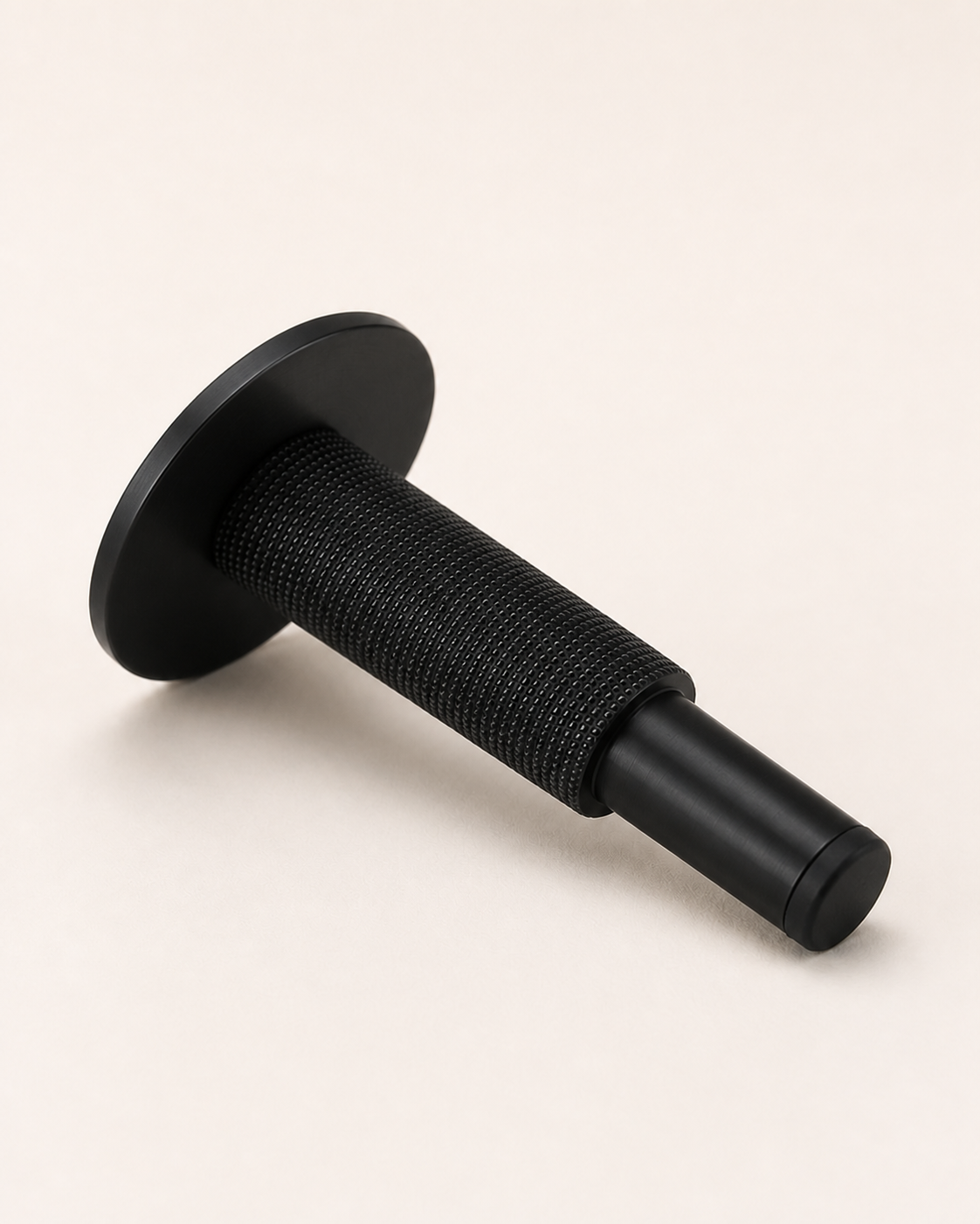 Ritmo Knurled Brass Door Stop