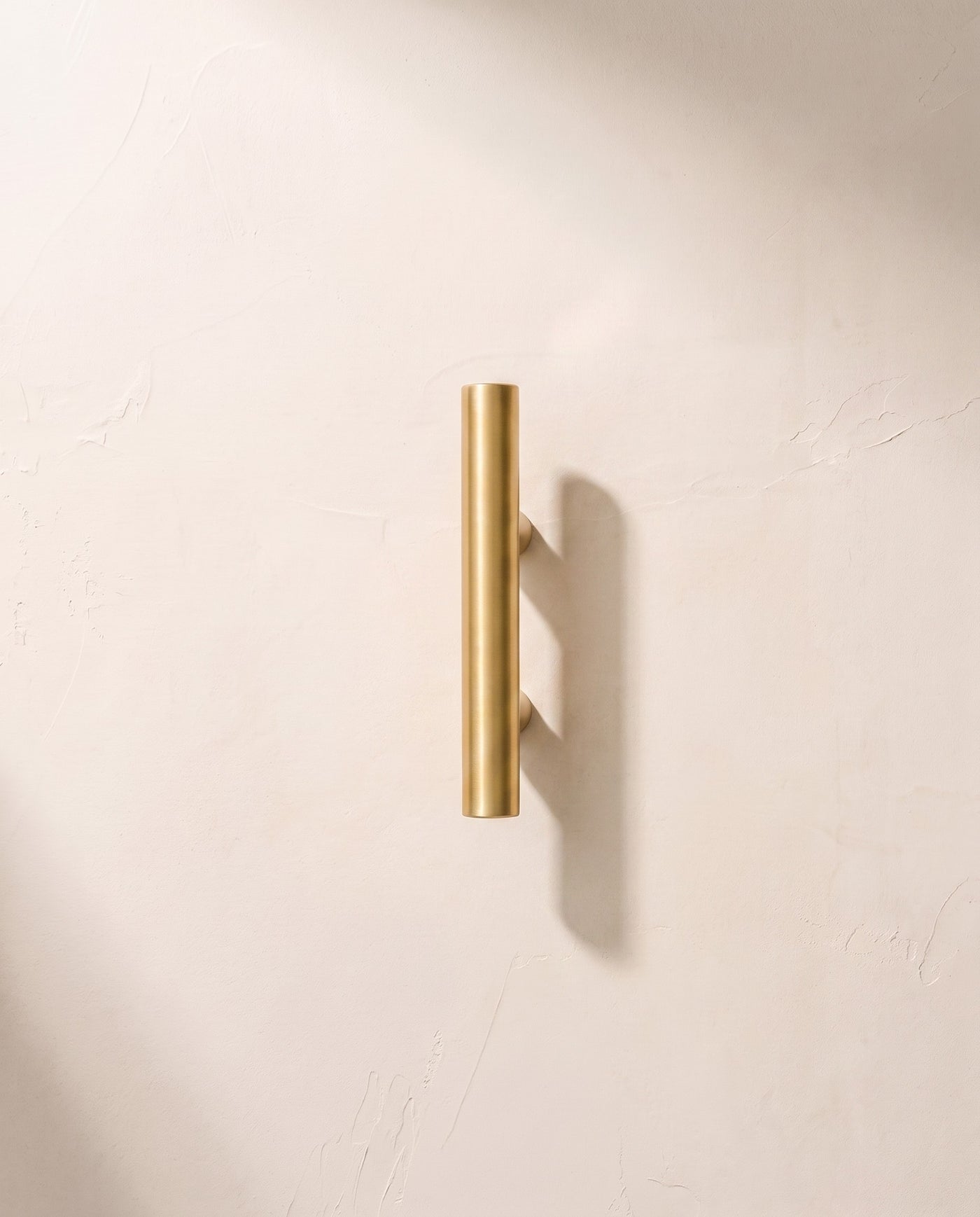 Linea Solid Brass T-Bar Cabinet Handle Family