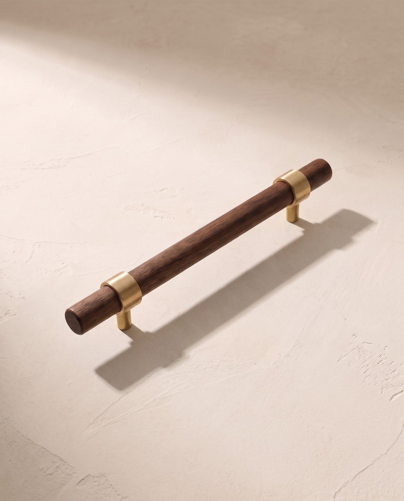 Nola Walnut and Brass Cabinet Series
