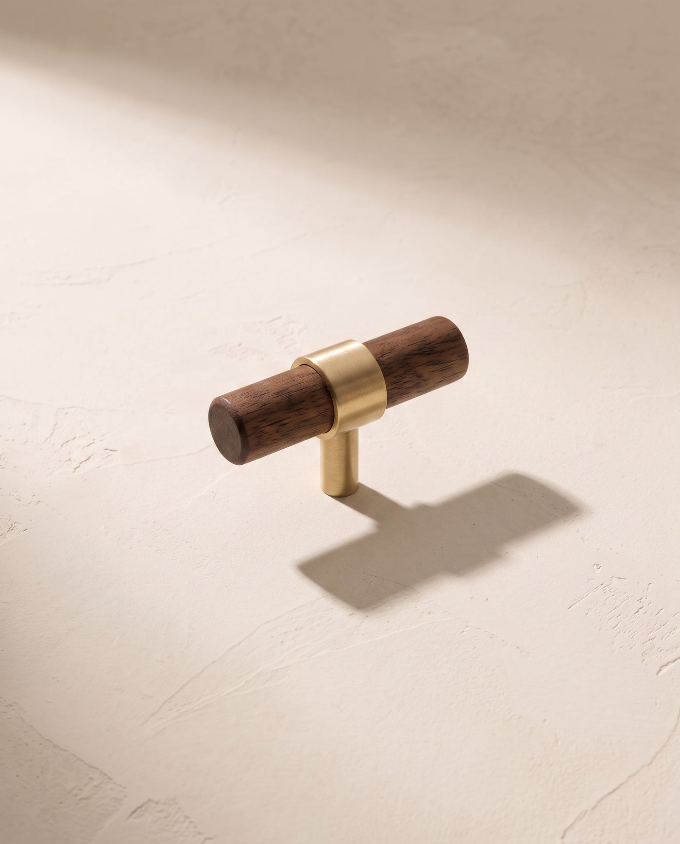 Nola Walnut and Brass Cabinet Series