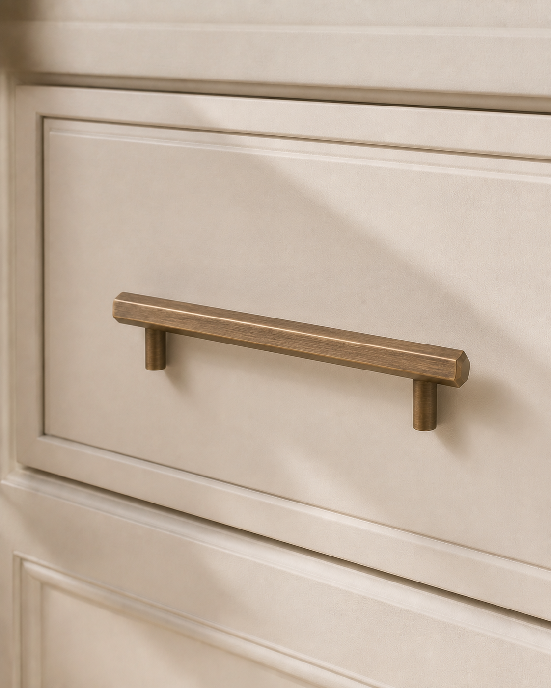 Esagono Solid Brass Hexagonal Pull Family