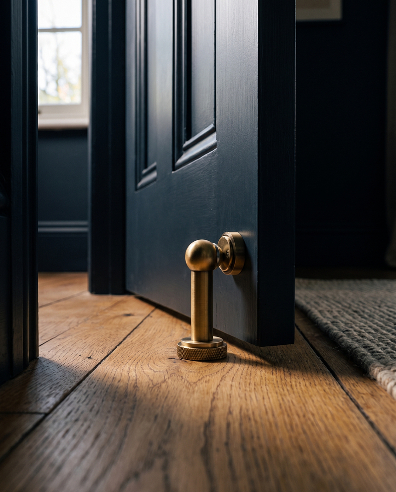 Elio Magnetic Solid Brass Door Stop