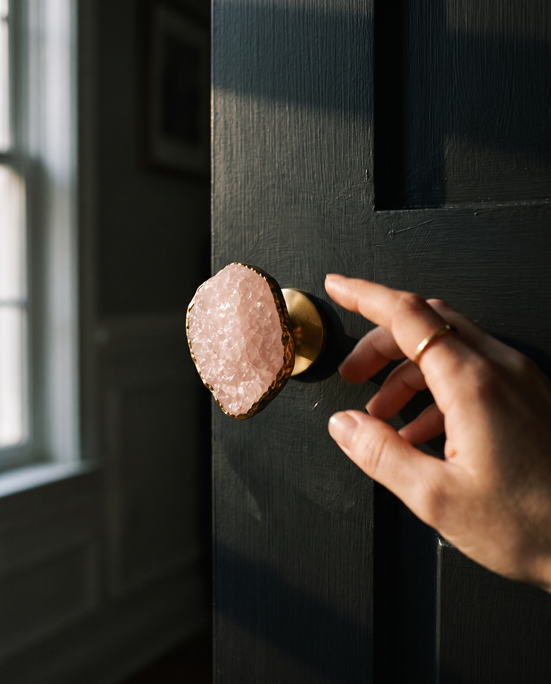 Natura Raw Gemstone Cabinet Knob