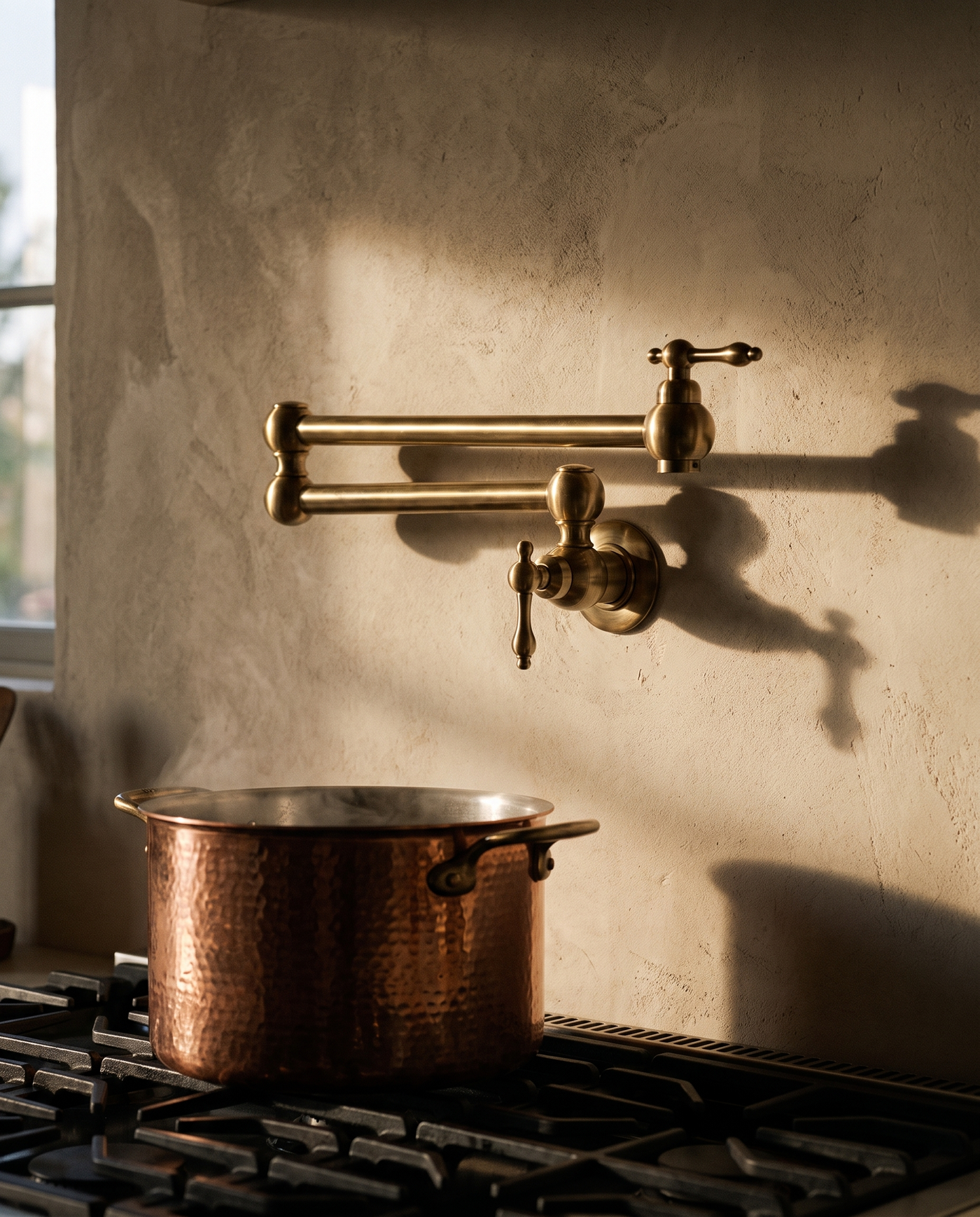 Firenze Folding Brass Pot Filler