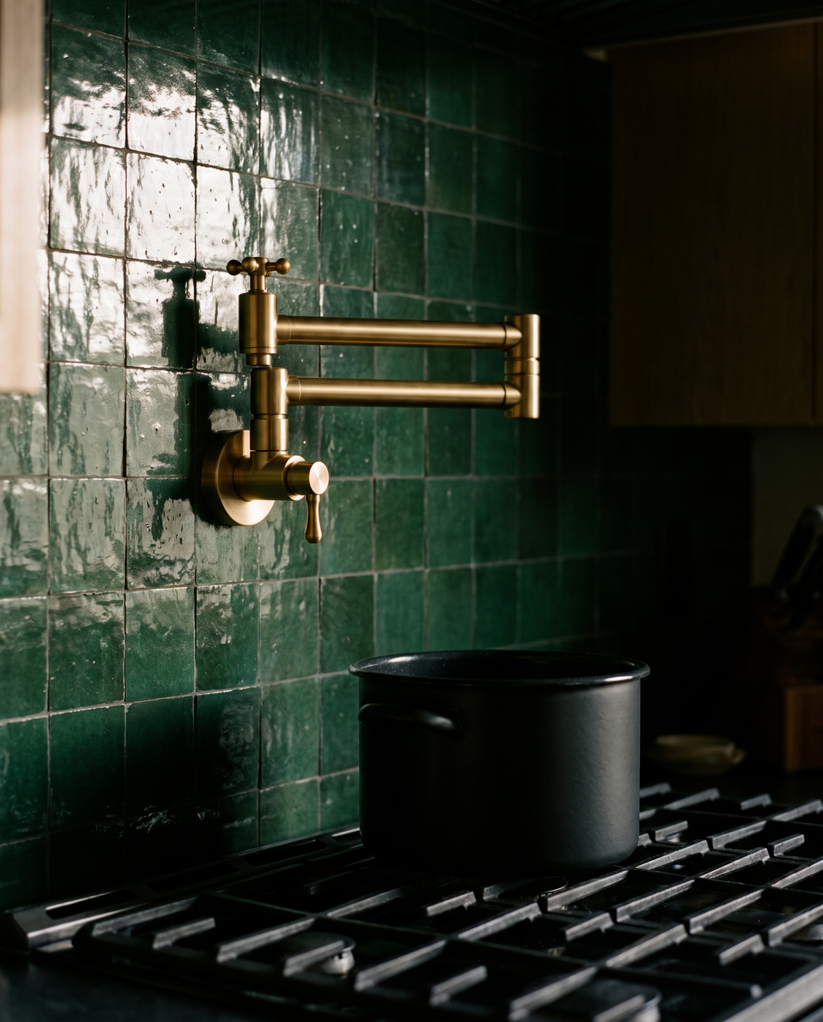Valdo Wall-Mounted Brass Pot Filler
