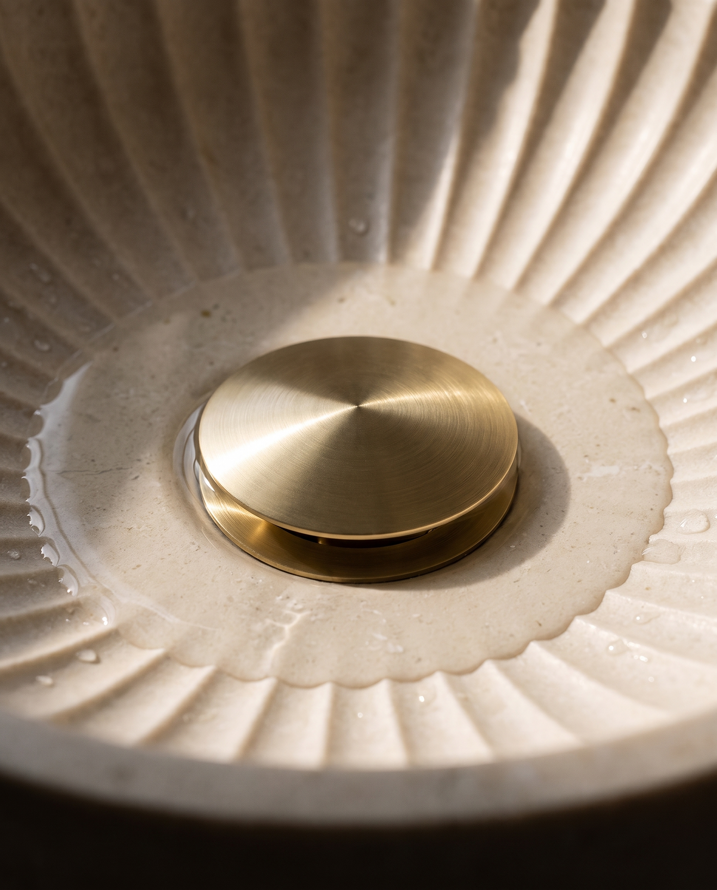 Vero Brushed Gold Pop-Up Basin Waste
