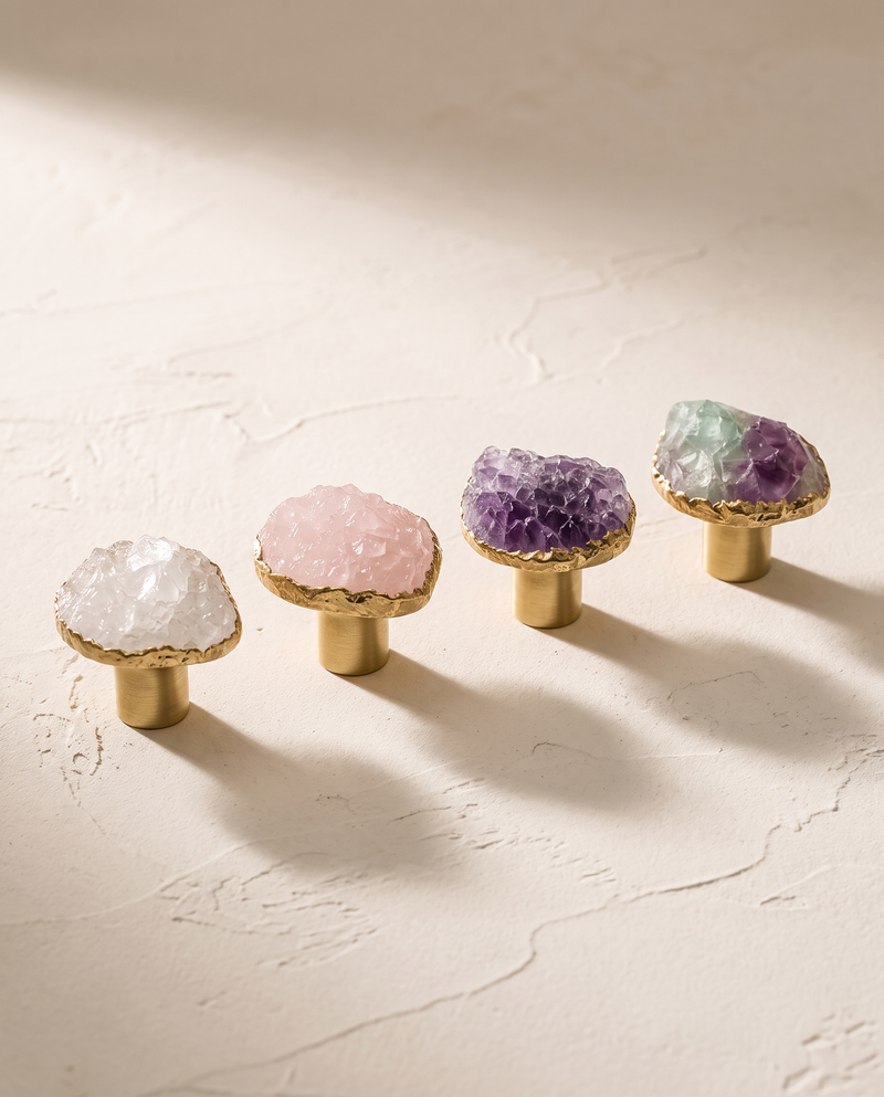 Natura Raw Gemstone Cabinet Knob