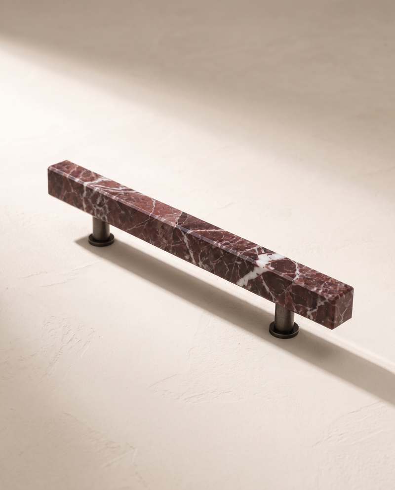 Levanto 500 mm Rosso Marble Statement Pull