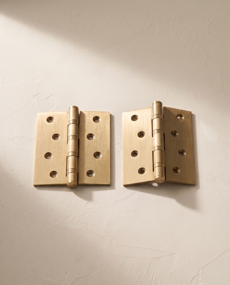 Sarto Solid Brass Ball-Bearing Door Hinge Pair