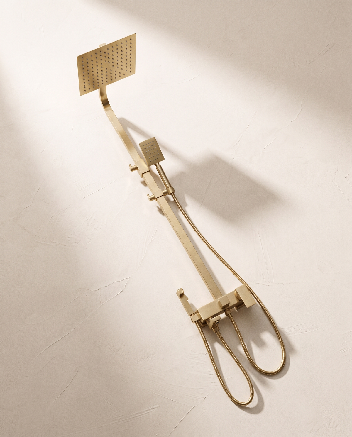 Ruvo Exposed Brass Shower Column