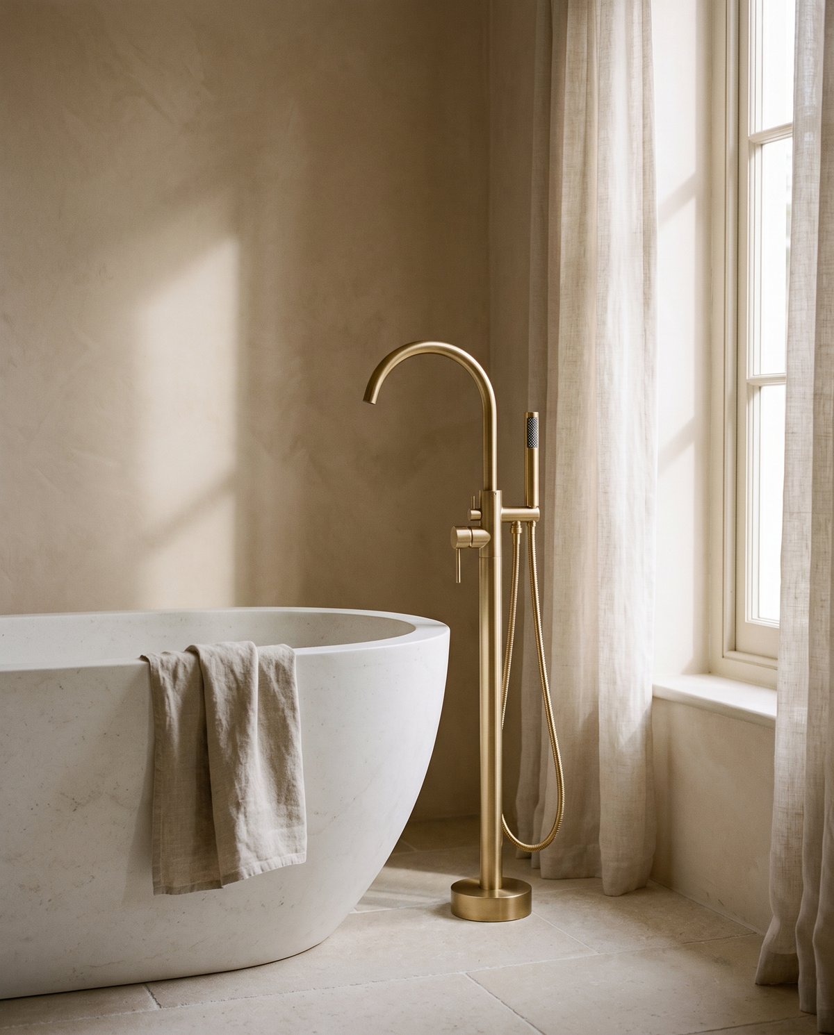 Aurelia Floor-Mount Bath Filler