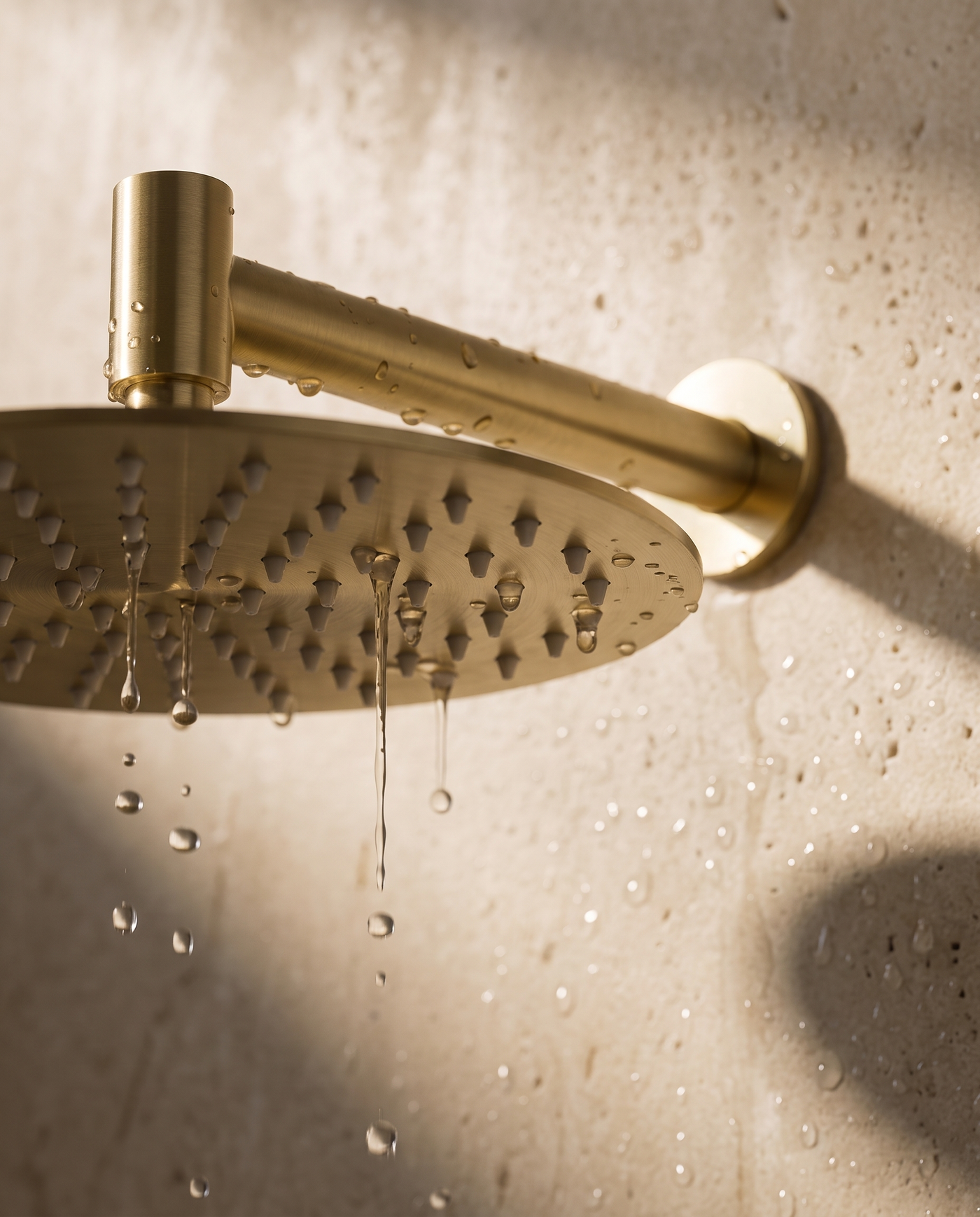 Ruvo Concealed Brass Rain Shower System