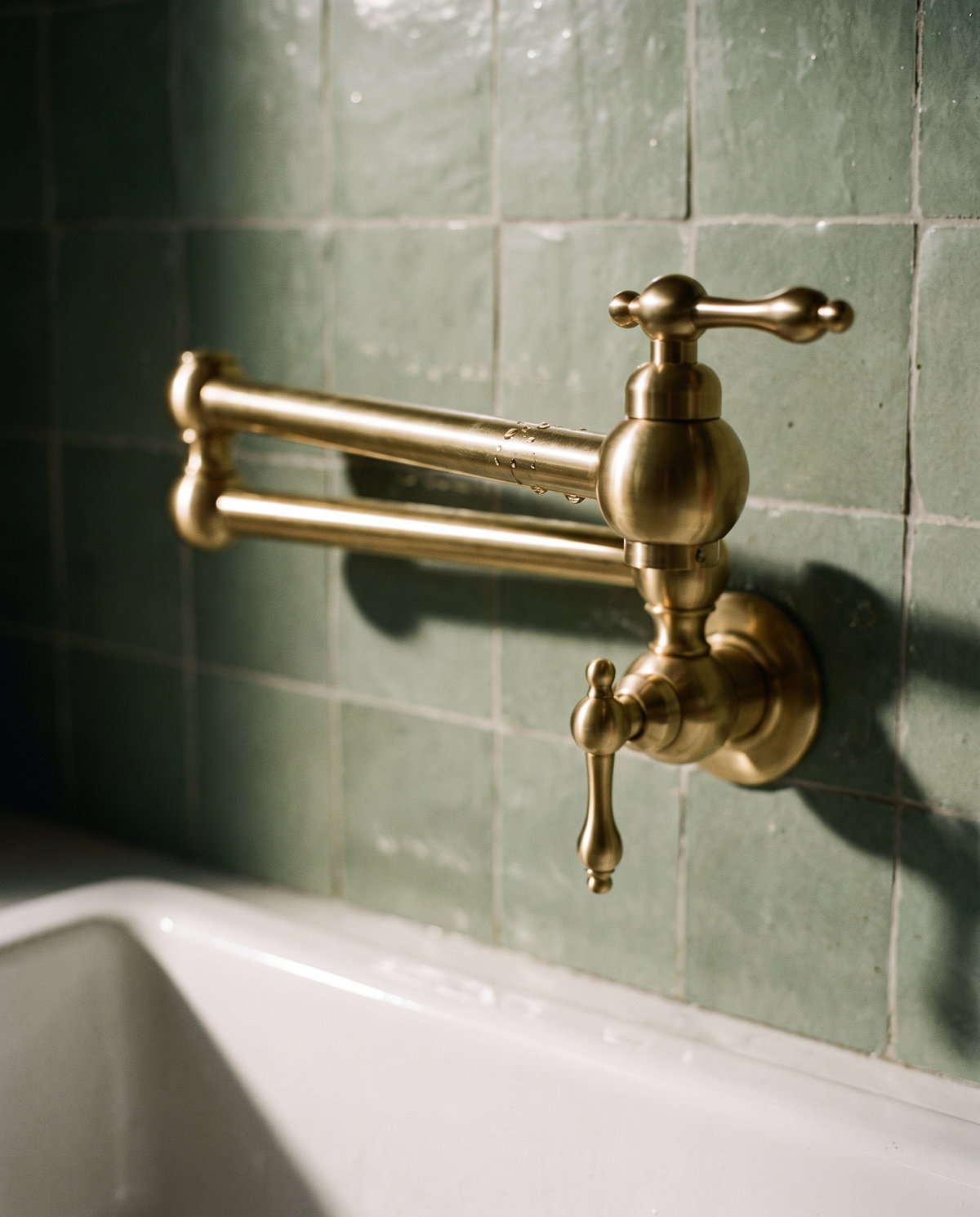 Firenze Folding Brass Pot Filler