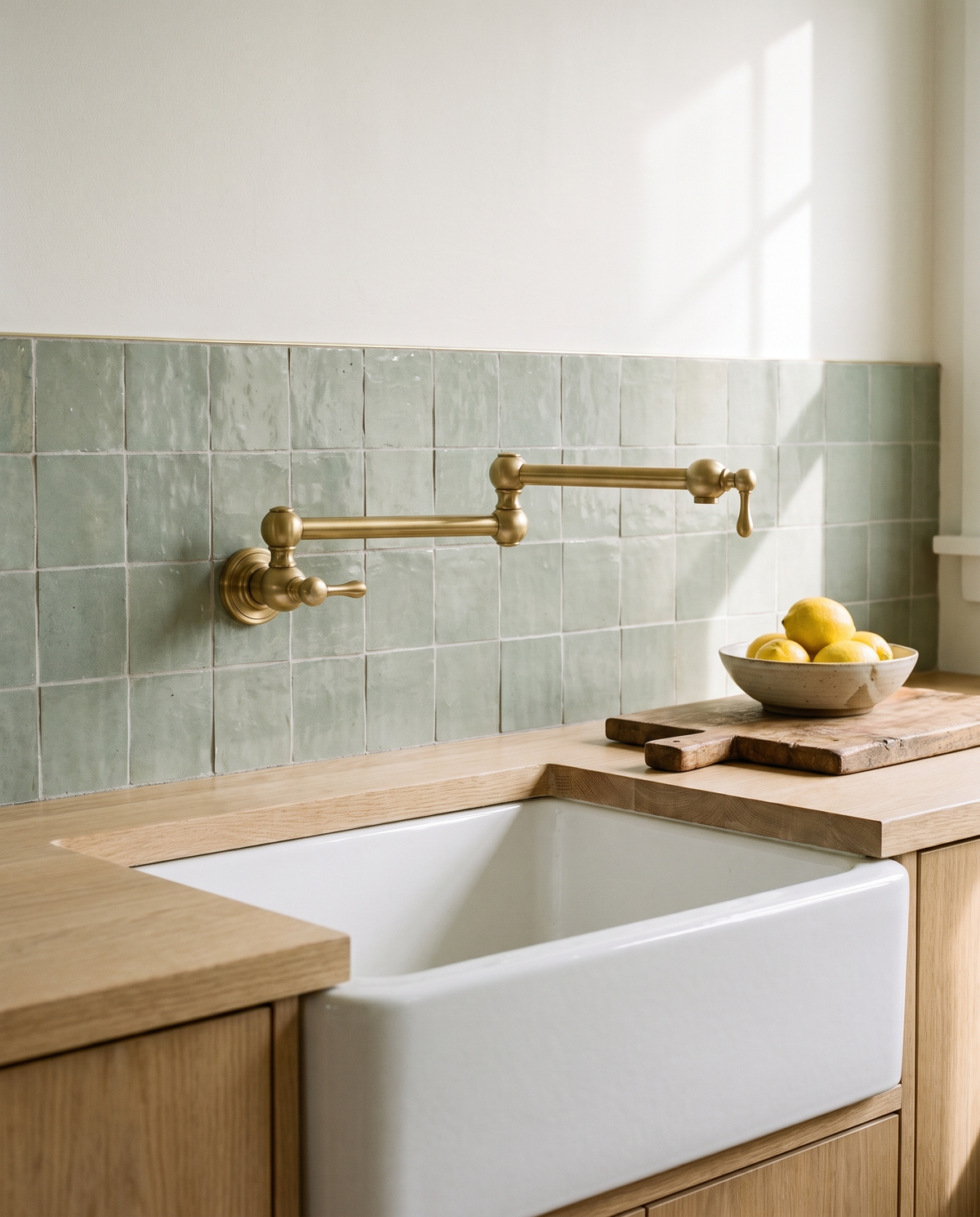 Valdo Wall-Mounted Brass Pot Filler
