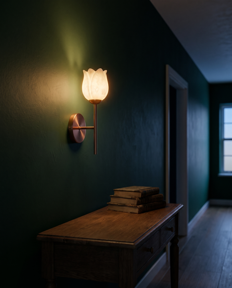 Calla Alabaster Wall Lamp