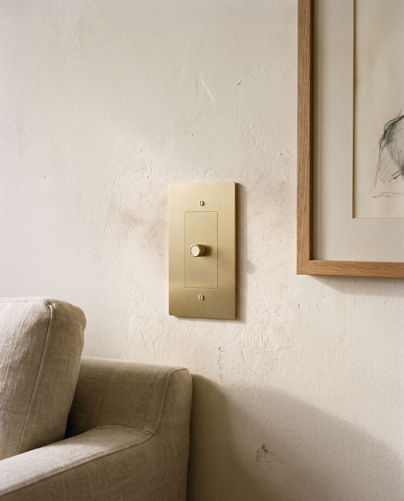 Brio Brass Rotary Dimmer