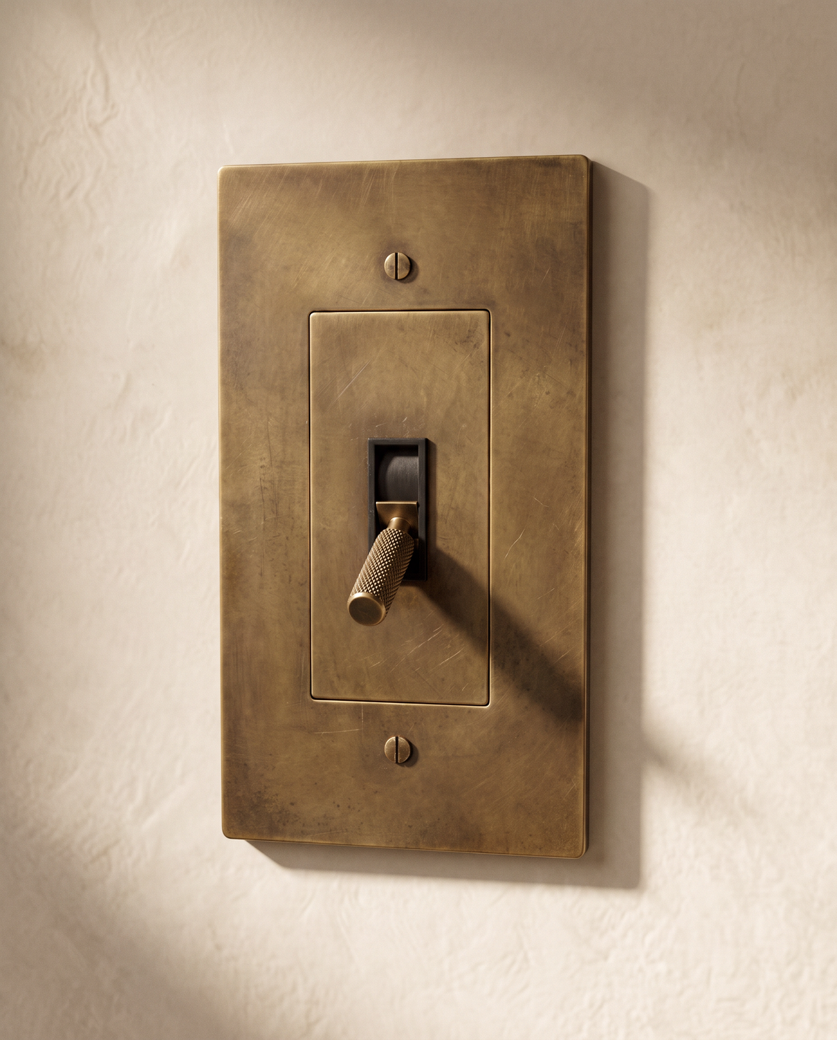 Brio Brass Toggle Switch