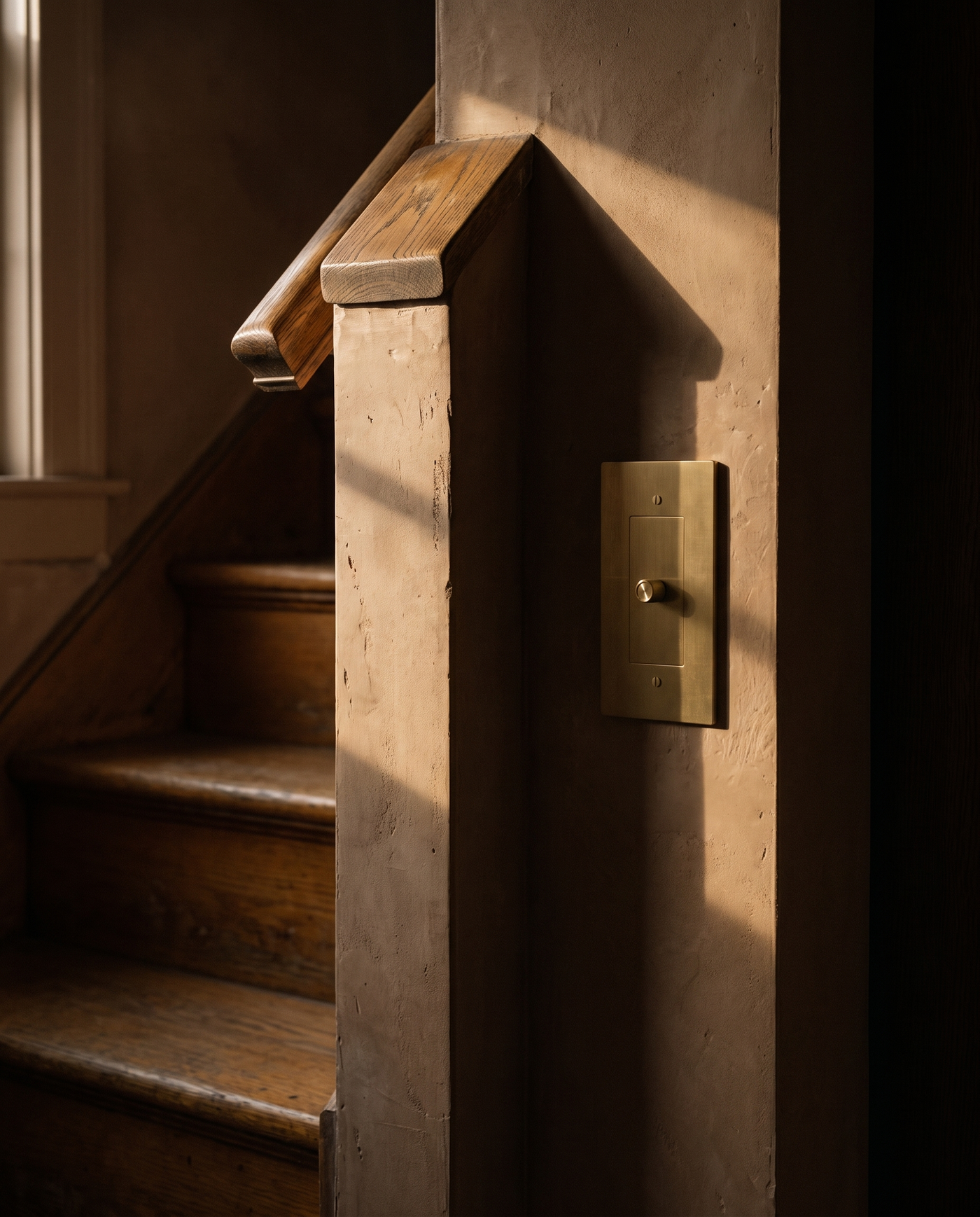 Brio Brass 3 Way Rotary Dimmer