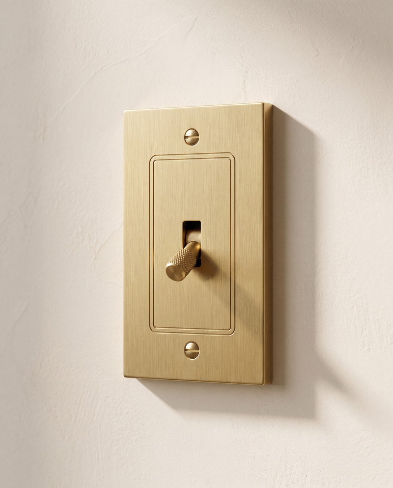 Brio Brass 4 Way Toggle Switch