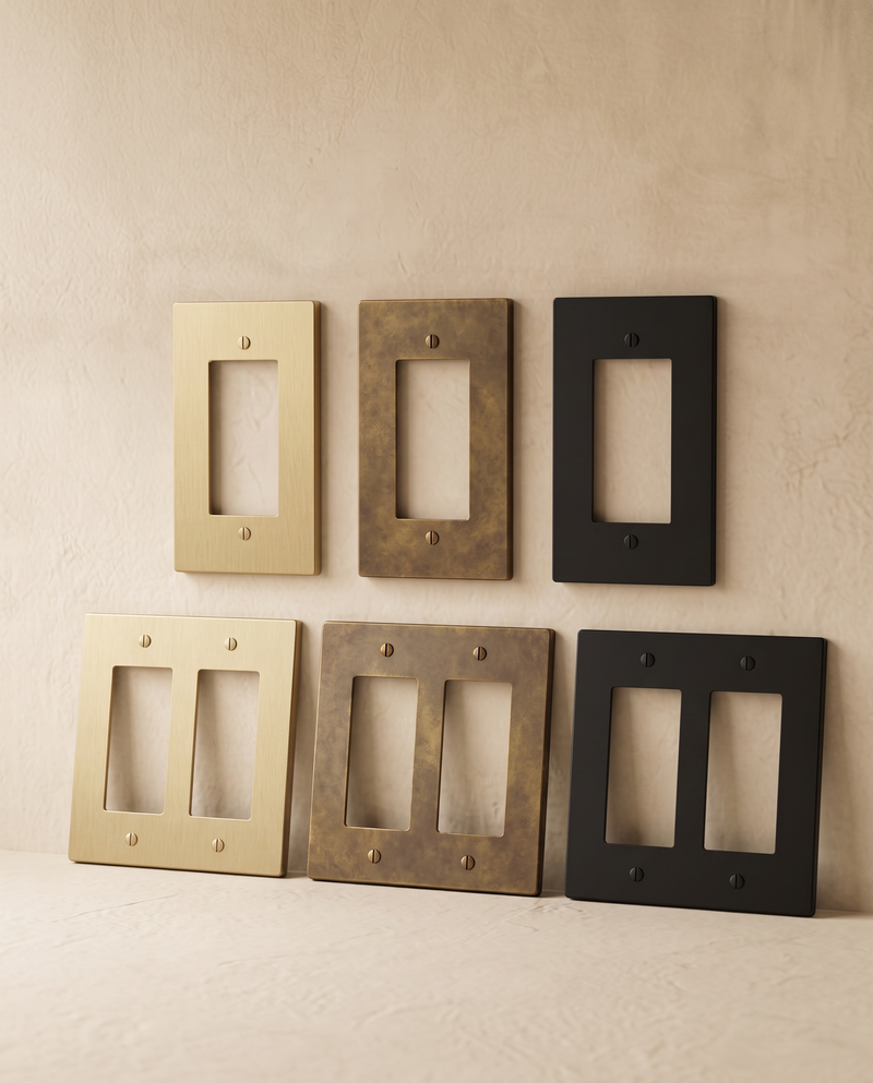 Brio Brass Plate 6 Piece Sample Kit
