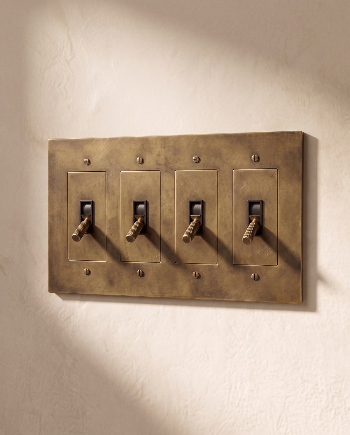 Brio Brass Toggle Switch
