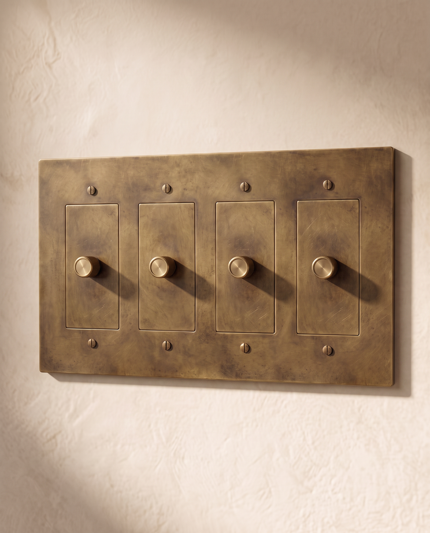 Brio Brass Rotary Dimmer