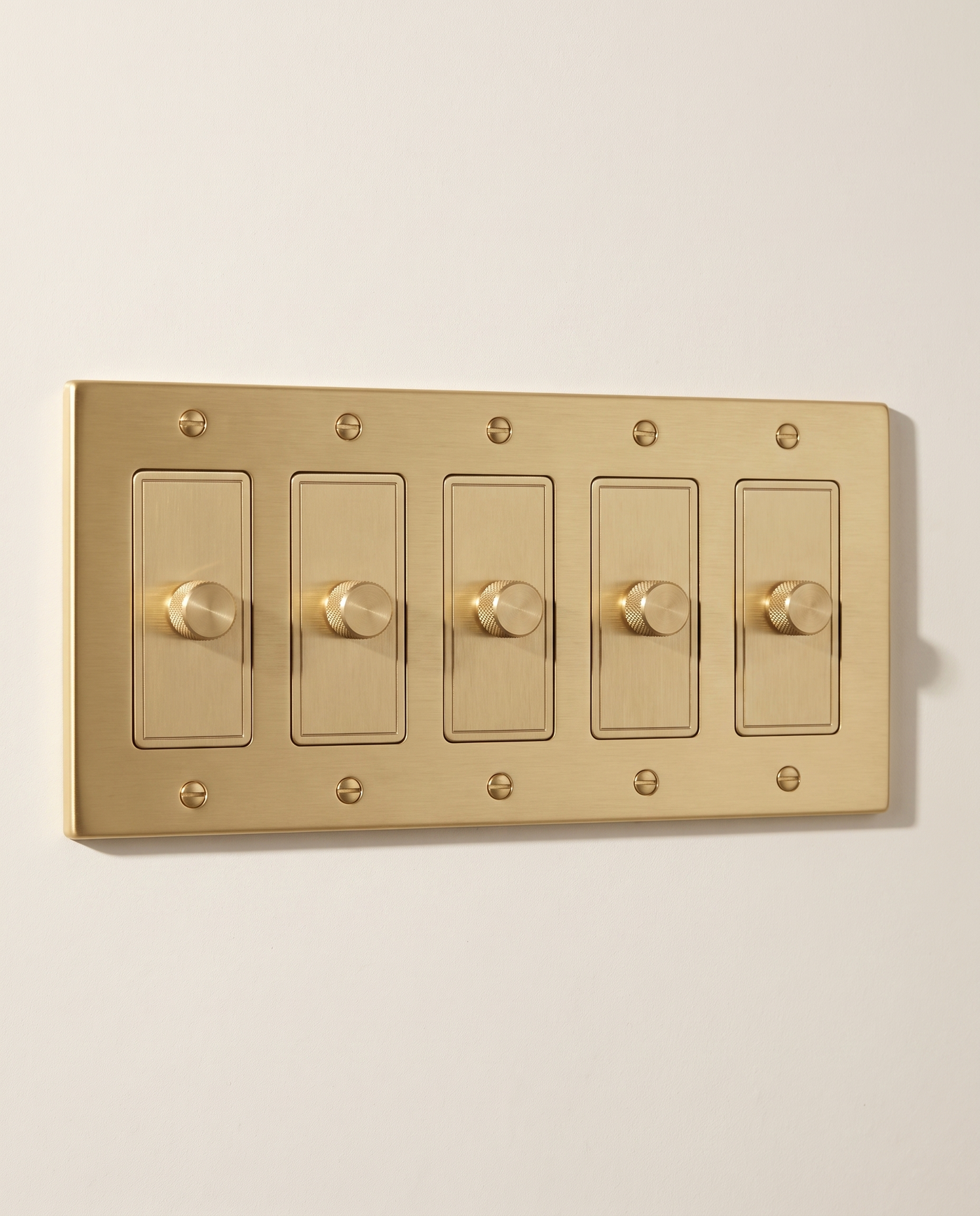 Brio Brass 3 Way Rotary Dimmer