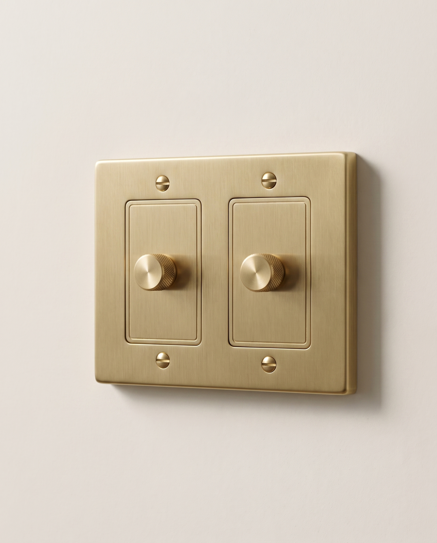 Brio Brass 3 Way Rotary Dimmer