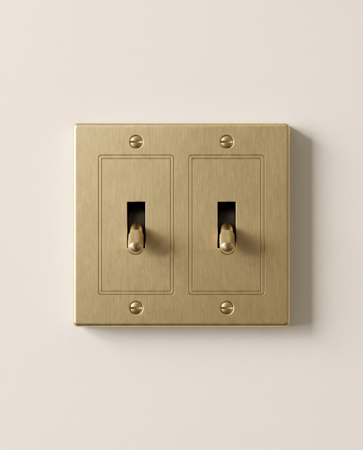 Brio Brass 4 Way Toggle Switch