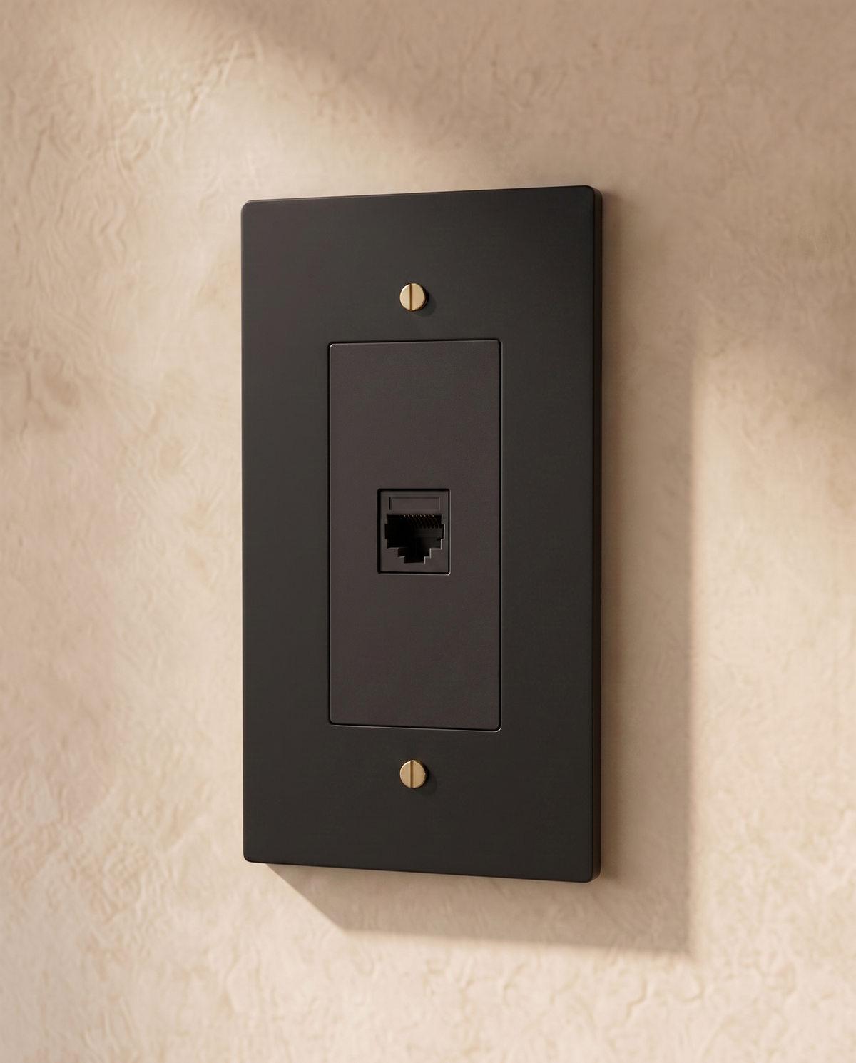 Brio Brass Ethernet Socket