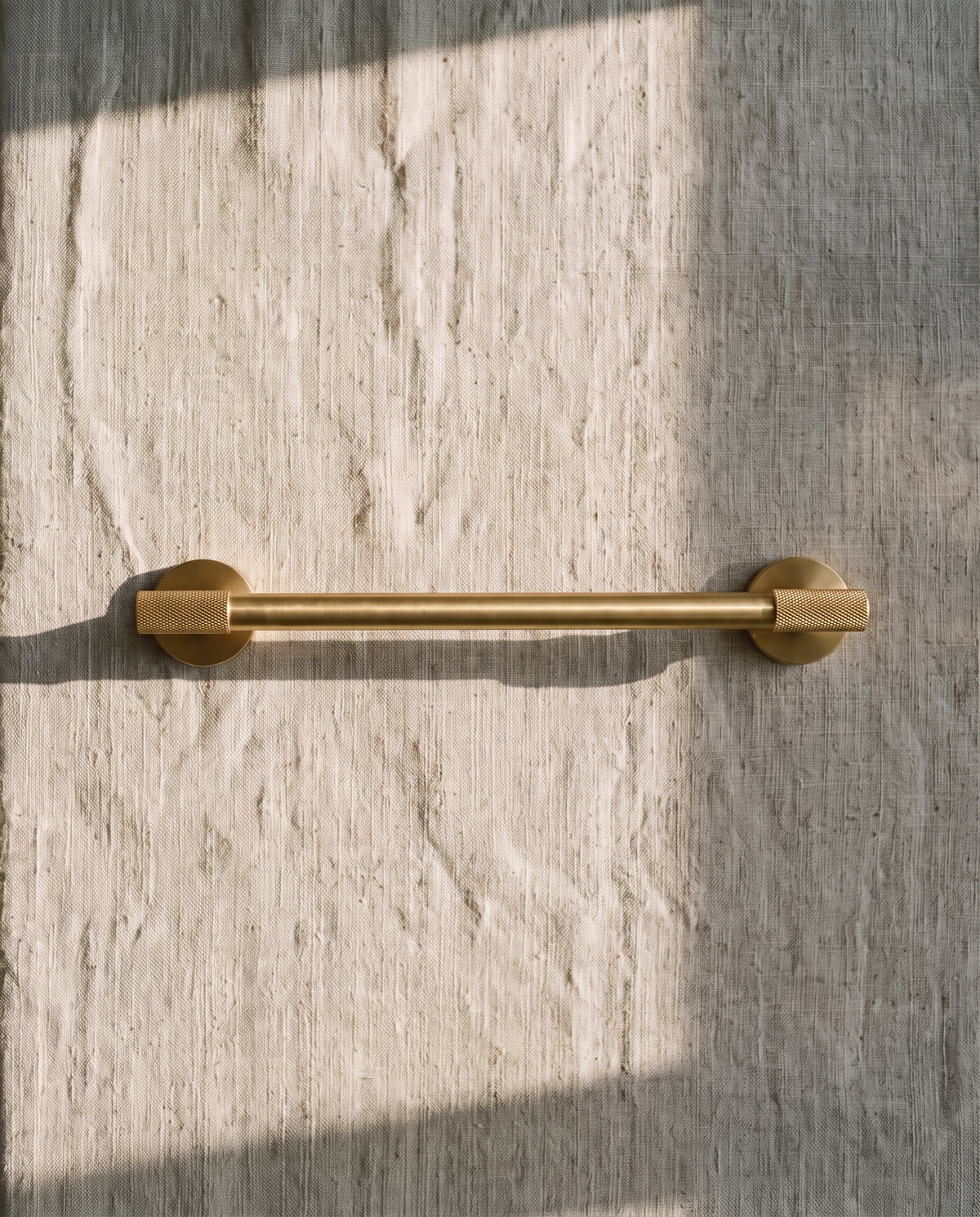 Cadenza Knurled Brass Bathroom Accessory Suite