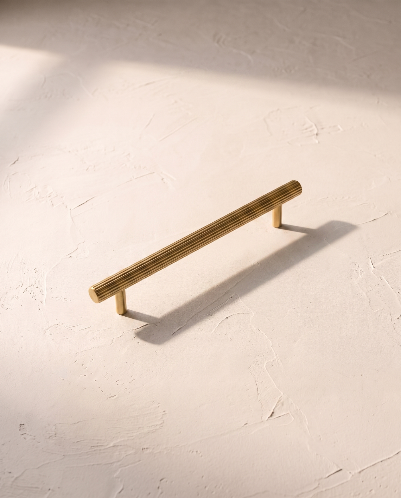 Novara Grooved Solid Brass Cabinet and Appliance Pull