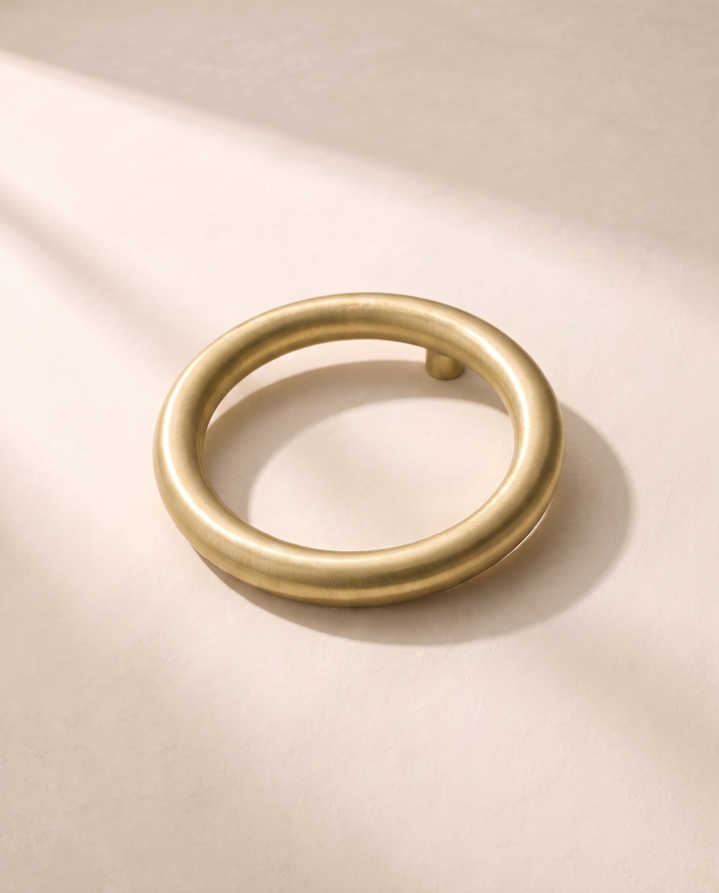 Serena Sculptural Brass Door Pull